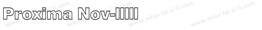 Proxima Nov字体转换